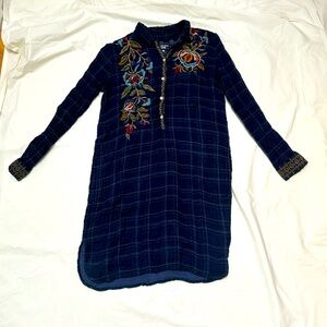 Johnny Was Flannel Dress - Size XS